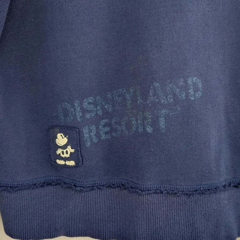 Disney Parks Patriotic Mickey Full Zip Hoodie Stars & Stripes Jacket Size Medium - Picture 5 of 9